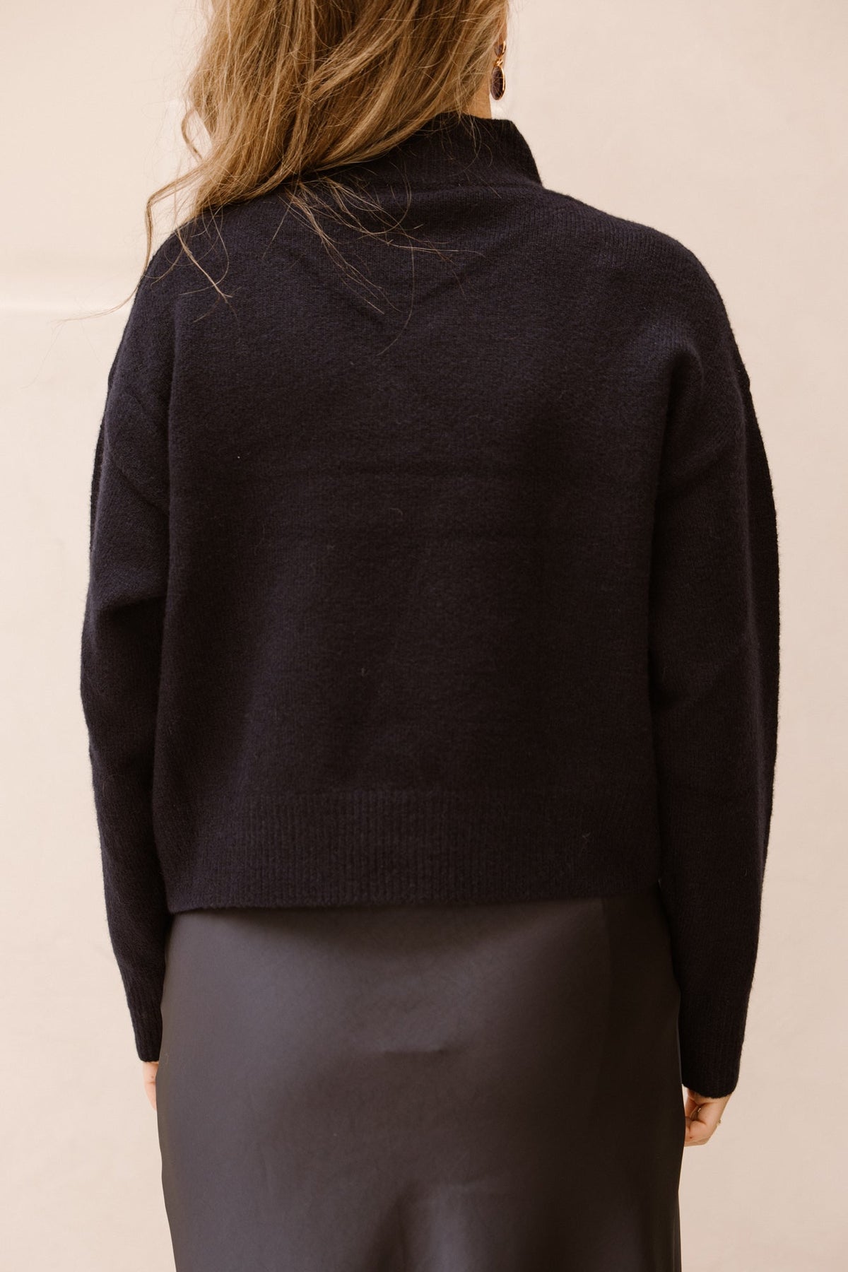 Paulina knit blouse navy - Bij Keesje - Neo Noir