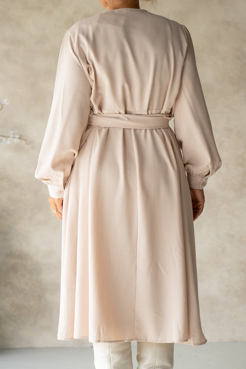 Penny dress beige - Bij Keesje