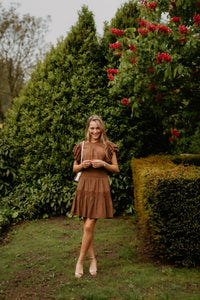 Petra jurkje bruin - Bij Keesje - Bij Keesje - Jurk