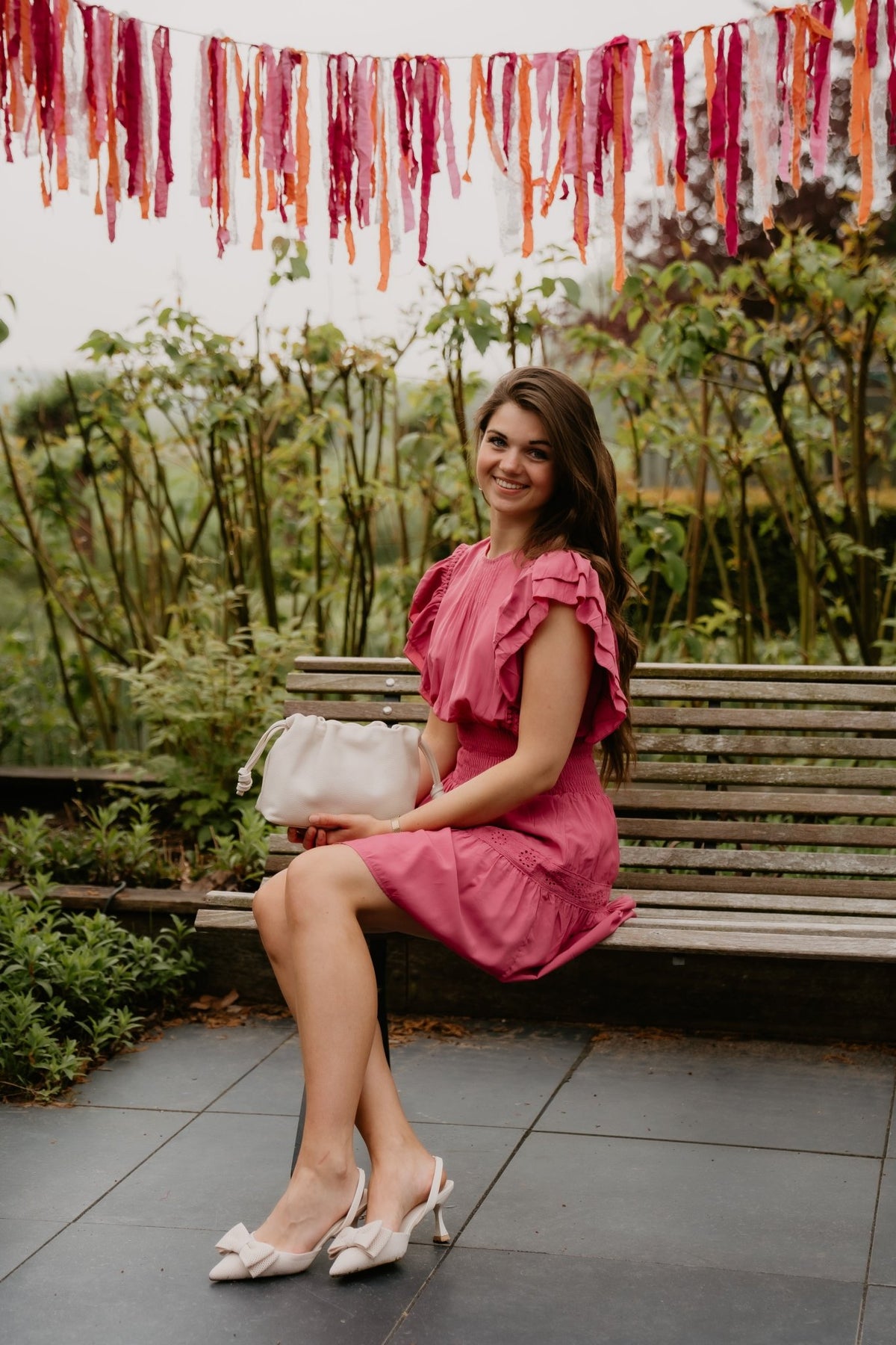 Petra jurkje magenta - Bij Keesje - Bij Keesje - Jurk