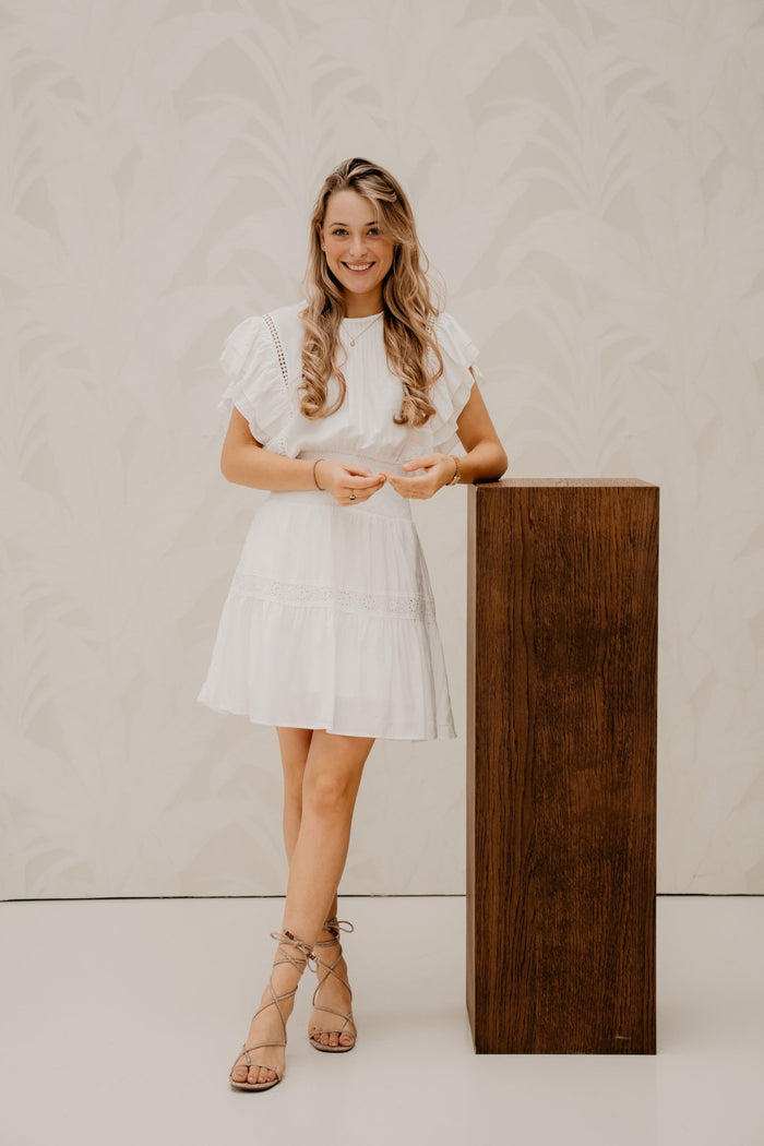 Petra jurkje wit - Bij Keesje - Bij Keesje - Jurk
