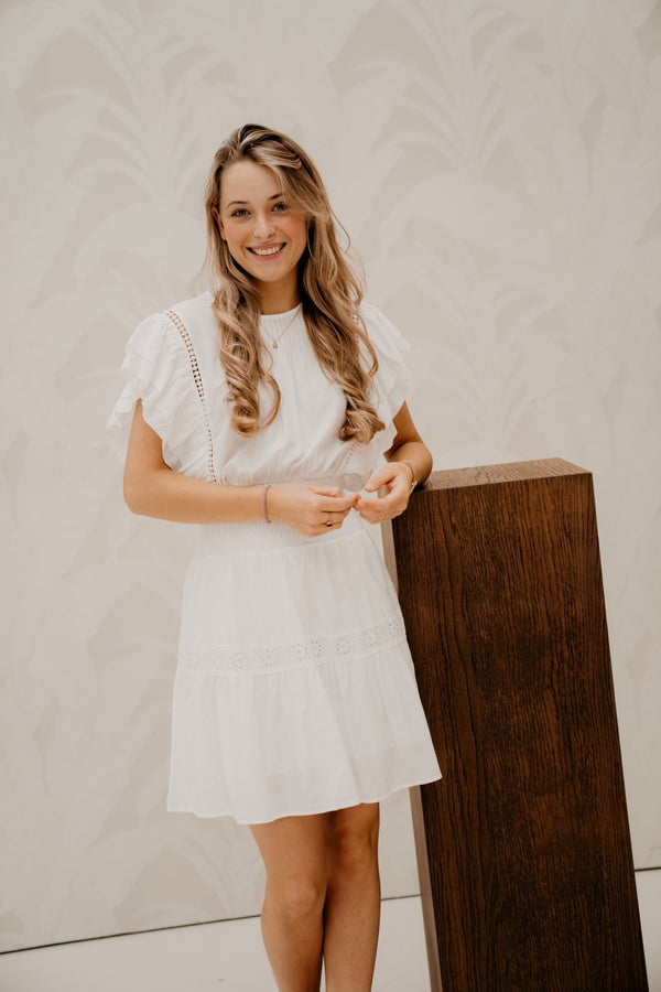 Petra jurkje wit - Bij Keesje - Bij Keesje - Jurk