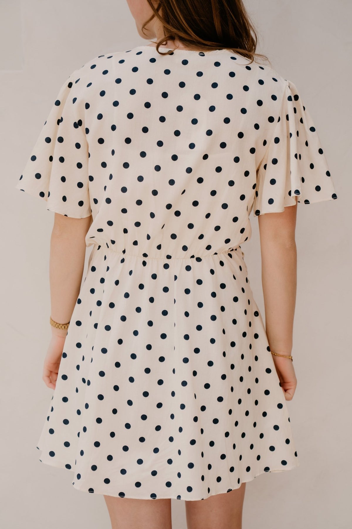 Phileine Dots Dress Navy - Bij Keesje - Bij Keesje - jurk