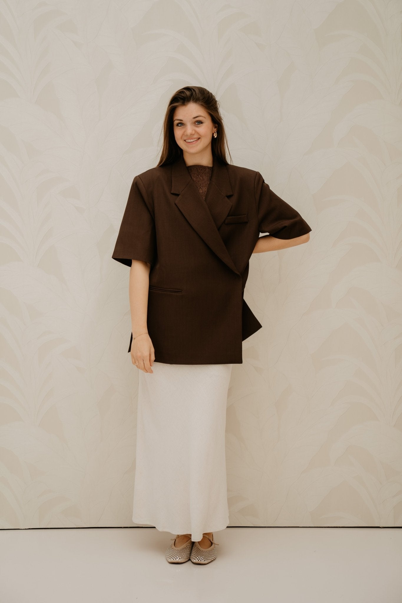 Philou blazer brown - Bij Keesje - Bij Keesje - blazer