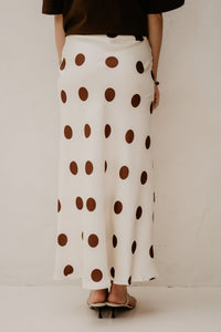 Phoebe Skirt Cream/brown Dots - Bij Keesje - Sister Point - Rokken