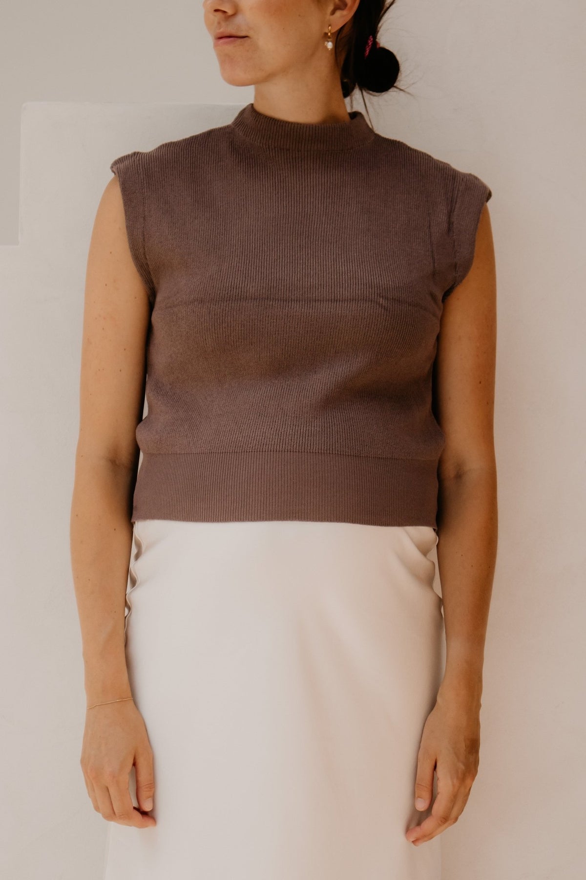 Pien spencer darktaupe - Bij Keesje - Bij Keesje - spencer