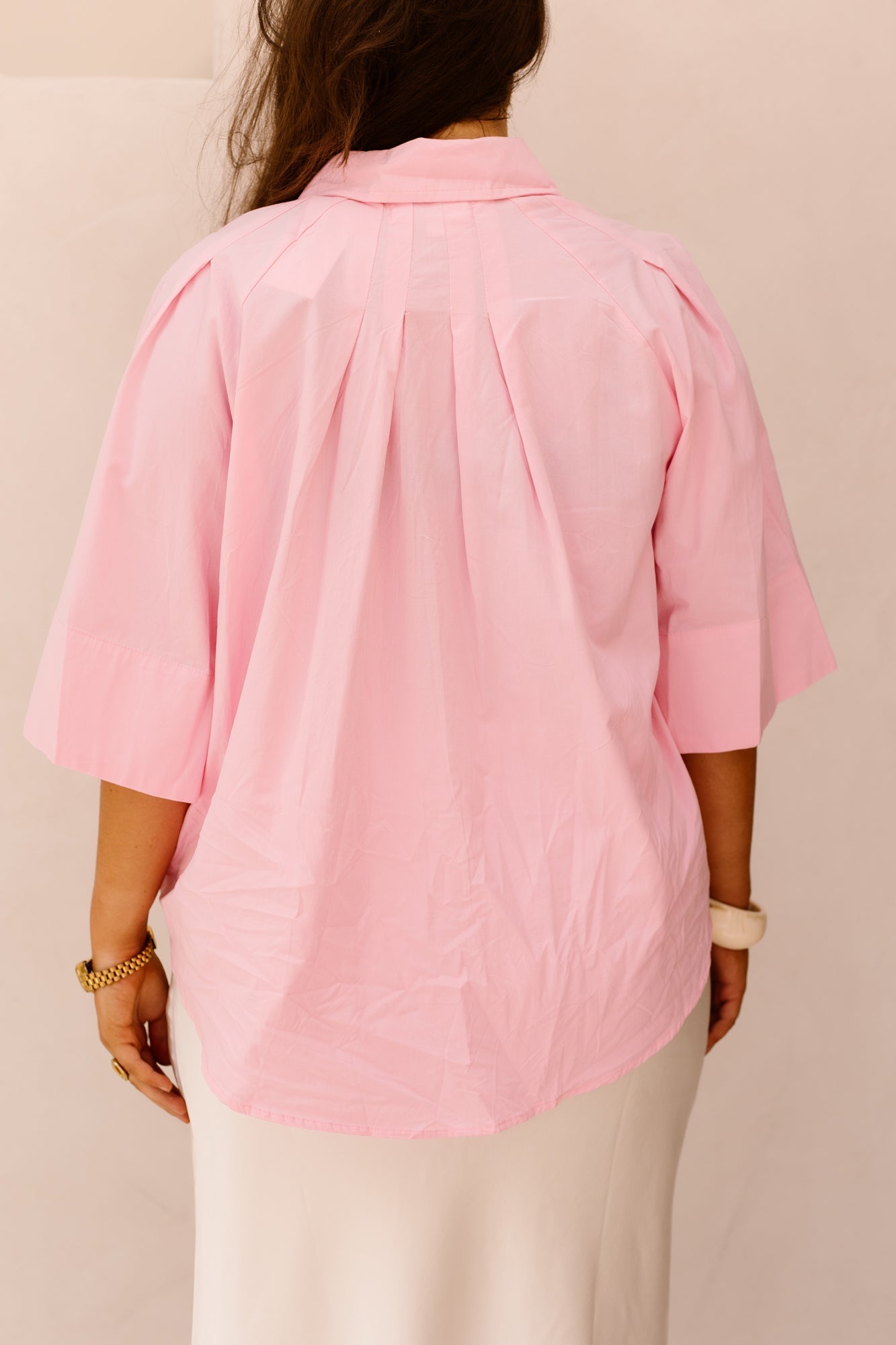 Pink oversized blouse - Bij Keesje - Bij Keesje - Blouse