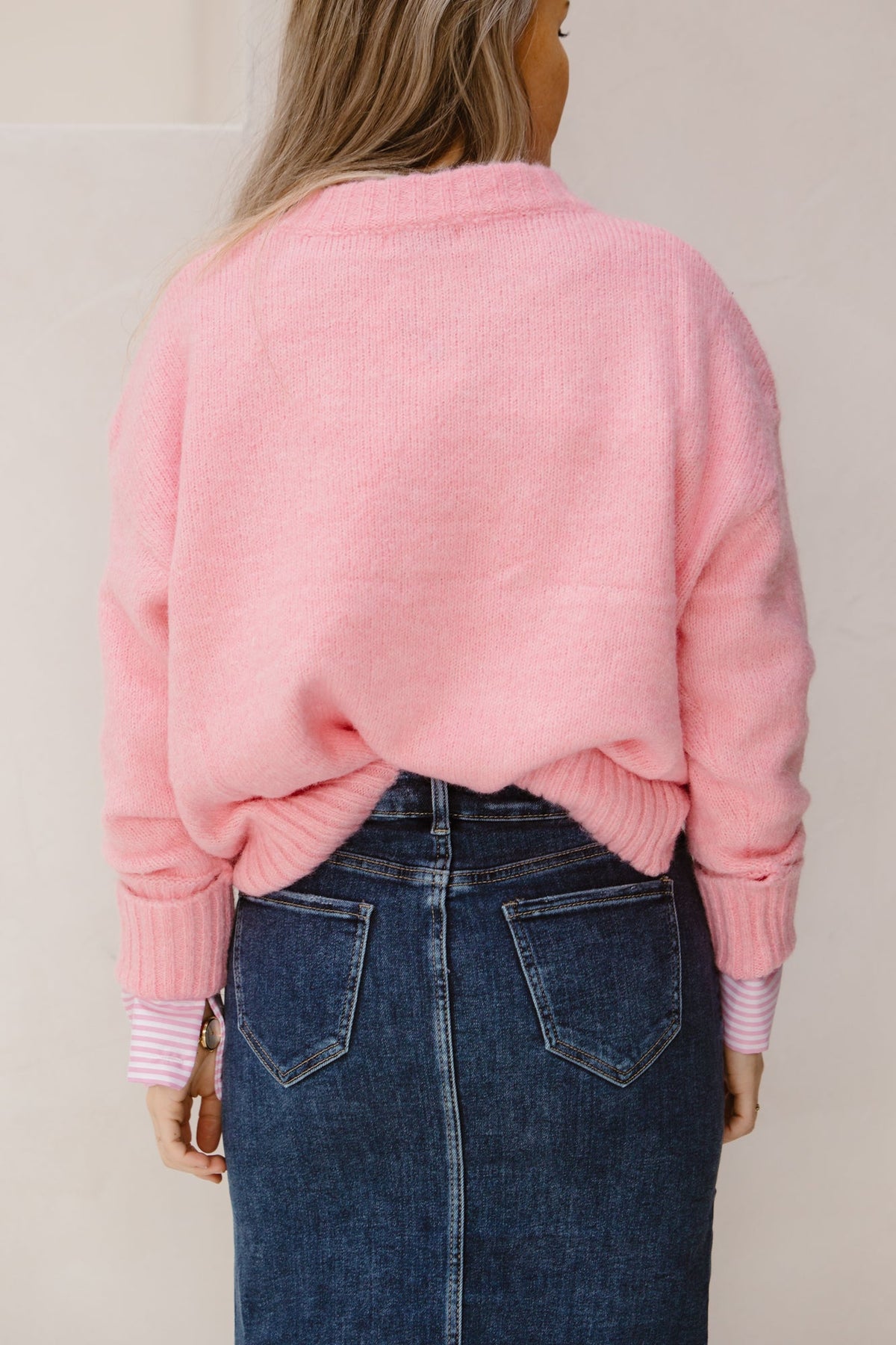 Pink sweater 89358 - Bij Keesje - Bij Keesje