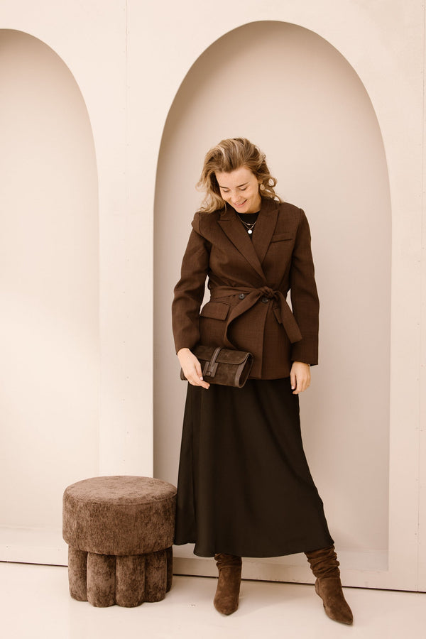 Pip blazer bruin - Bij Keesje - Bij Keesje