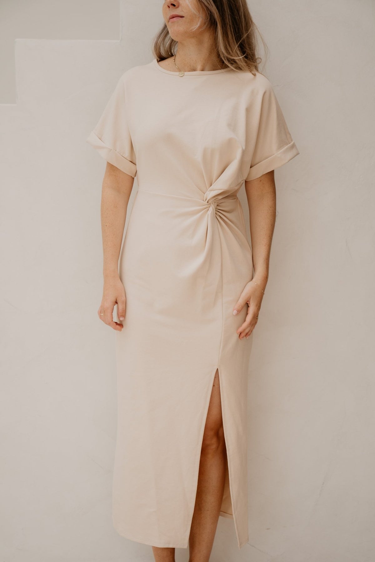 Pleun dress beige - Bij Keesje - Bij Keesje - Jurk