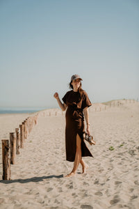 Pleun Dress Brown - Bij Keesje - Bij Keesje - Jurk