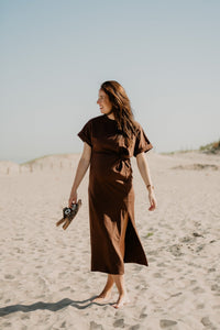 Pleun Dress Brown - Bij Keesje - Bij Keesje - Jurk