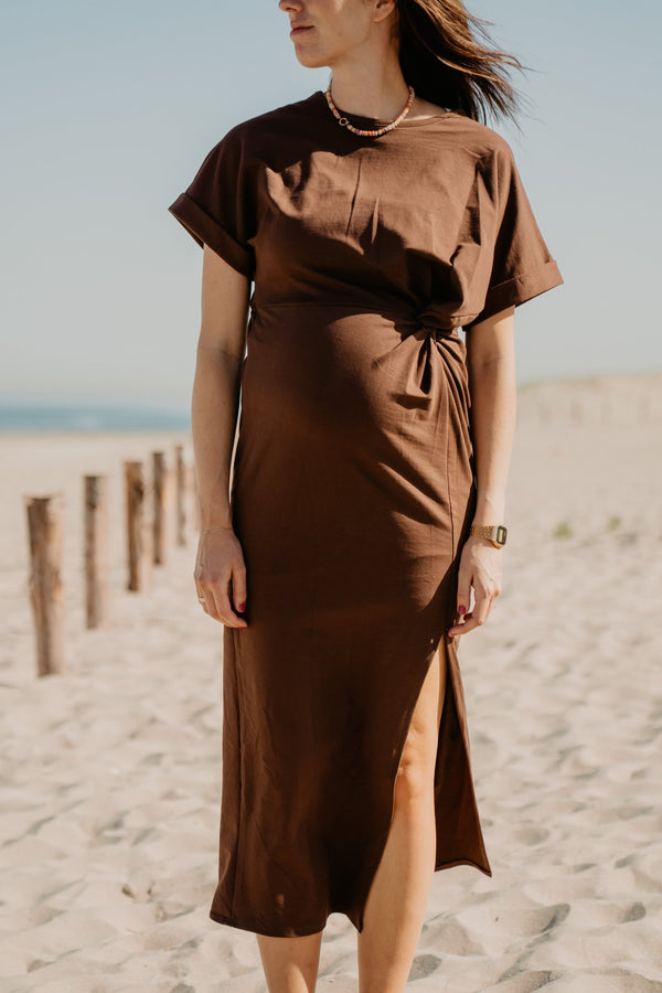 Pleun Dress Brown - Bij Keesje - Bij Keesje - Jurk