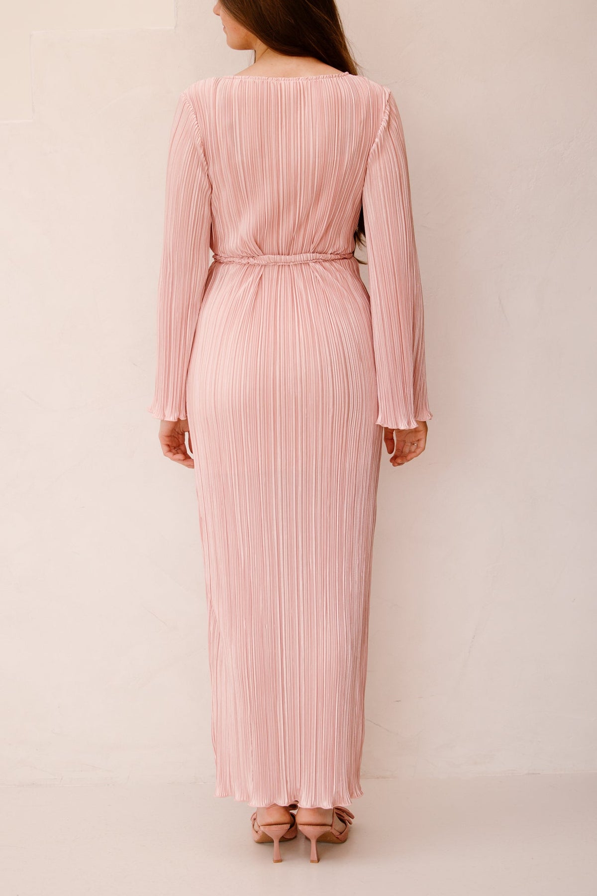 Plisse dress pink - Bij Keesje - Bij Keesje