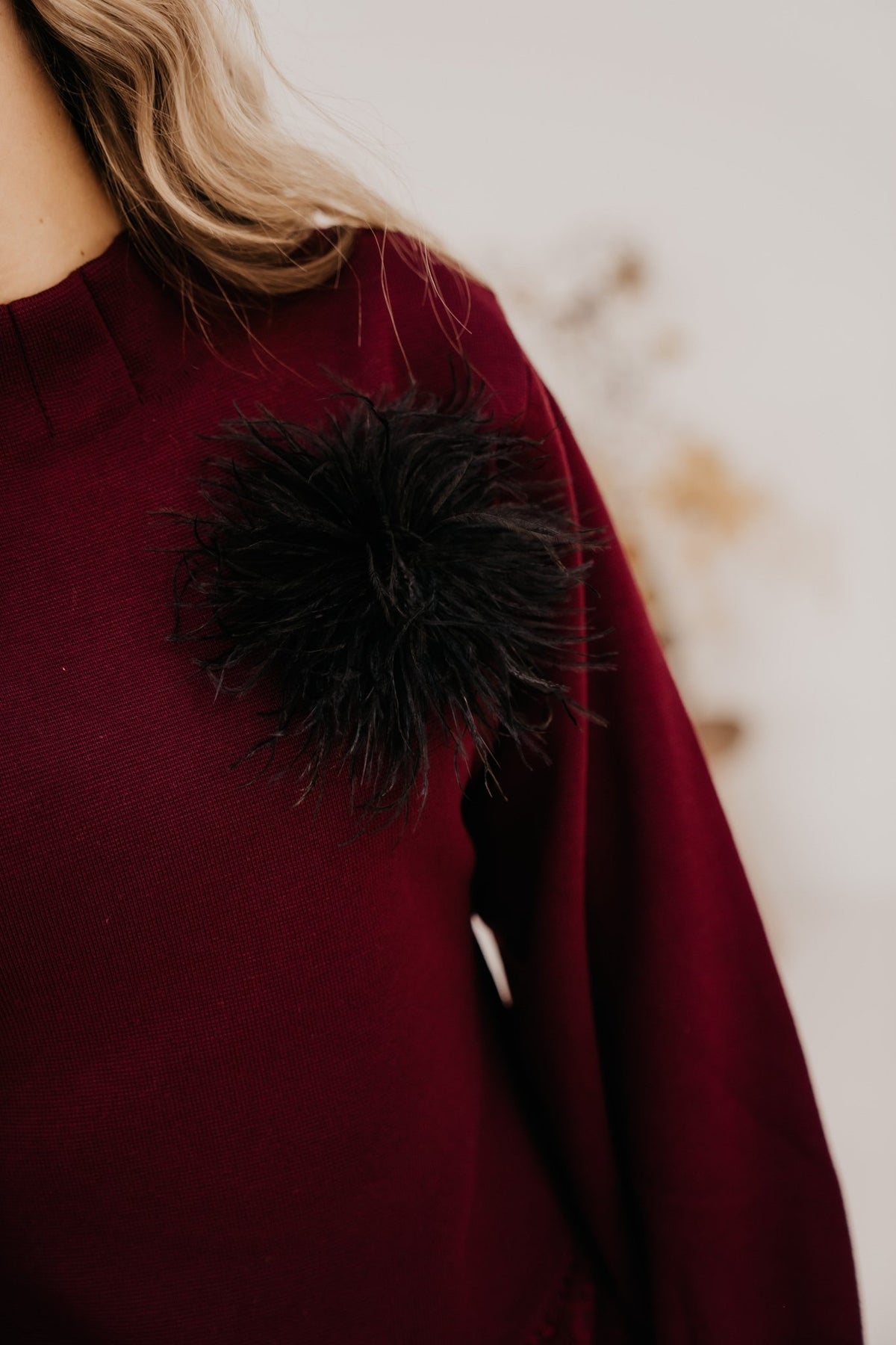 Plum Broche black - Bij Keesje - Bij Keesje - Broche