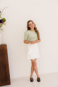 Pofmouw top green - Bij Keesje - Bij Keesje - Top