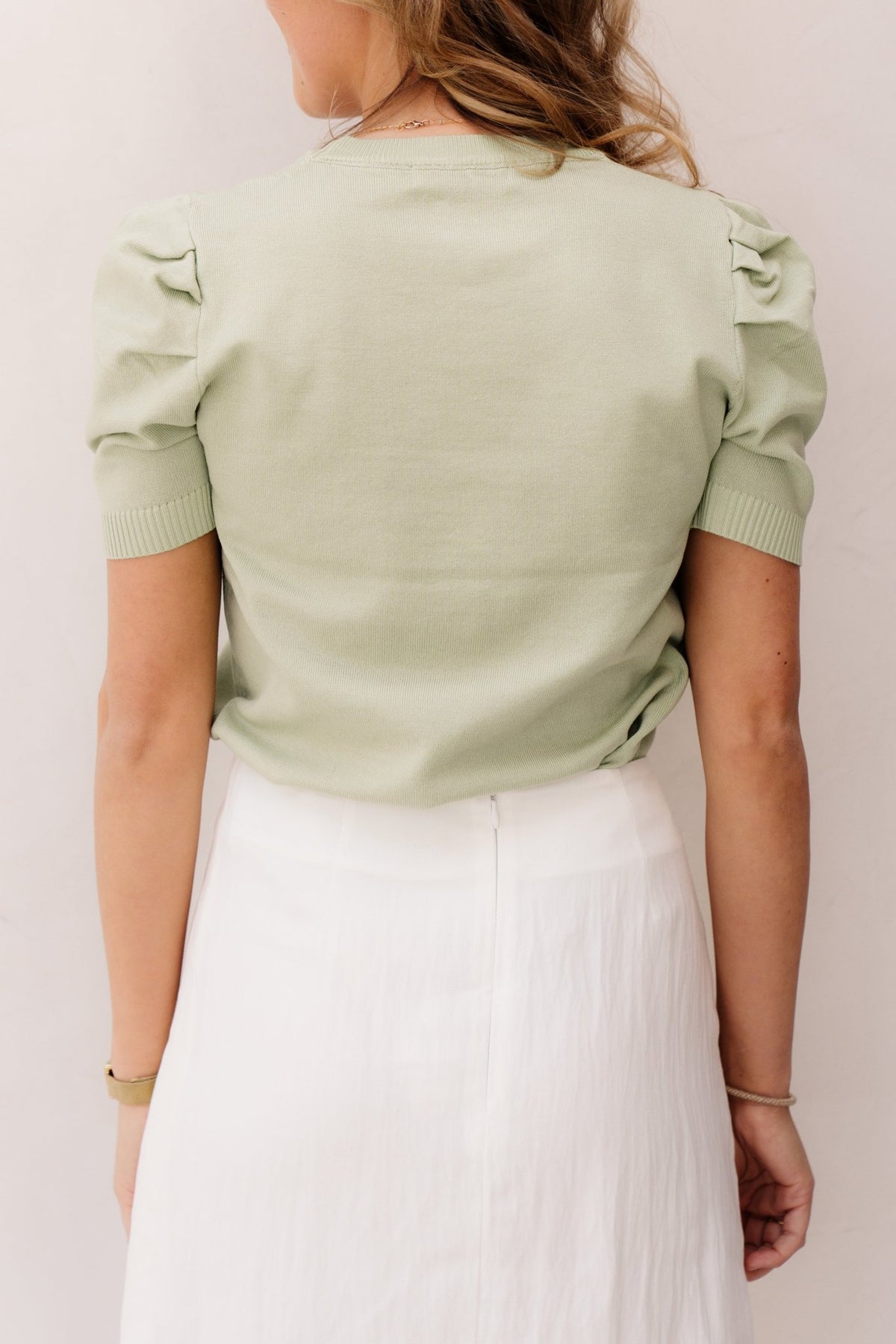 Pofmouw top green - Bij Keesje - Bij Keesje - Top