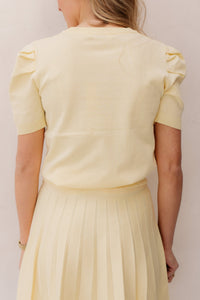 Pofmouw top yellow - Bij Keesje - Bij Keesje - Top