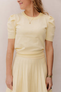 Pofmouw top yellow - Bij Keesje - Bij Keesje - Top