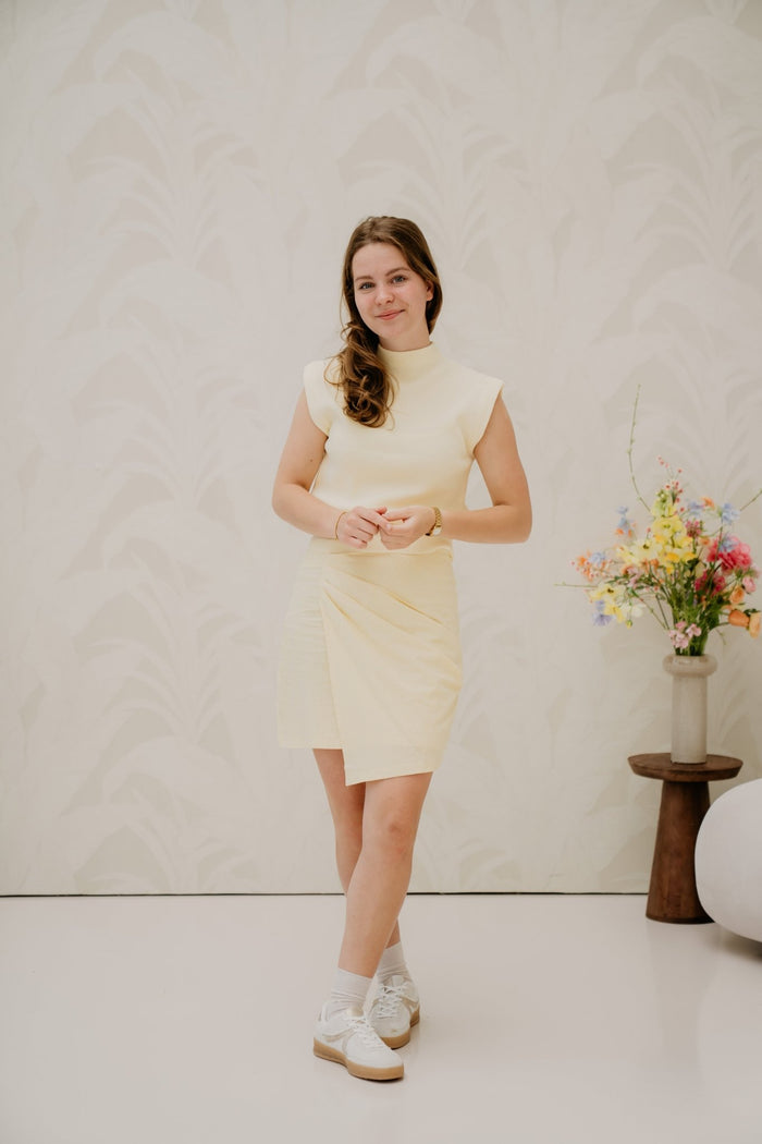 Pola Skirt Yellow - Bij Keesje - Bij Keesje - rok