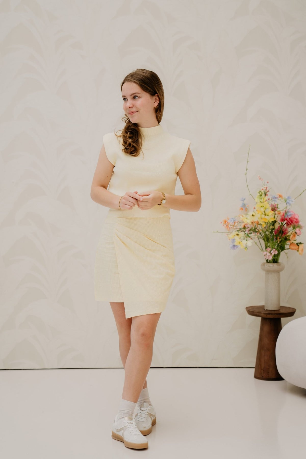 Pola Skirt Yellow - Bij Keesje - Bij Keesje - rok
