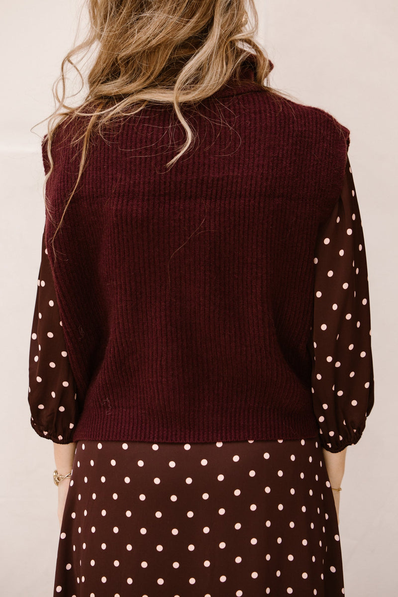 Pola spencer bordeaux - Bij Keesje - Bij Keesje