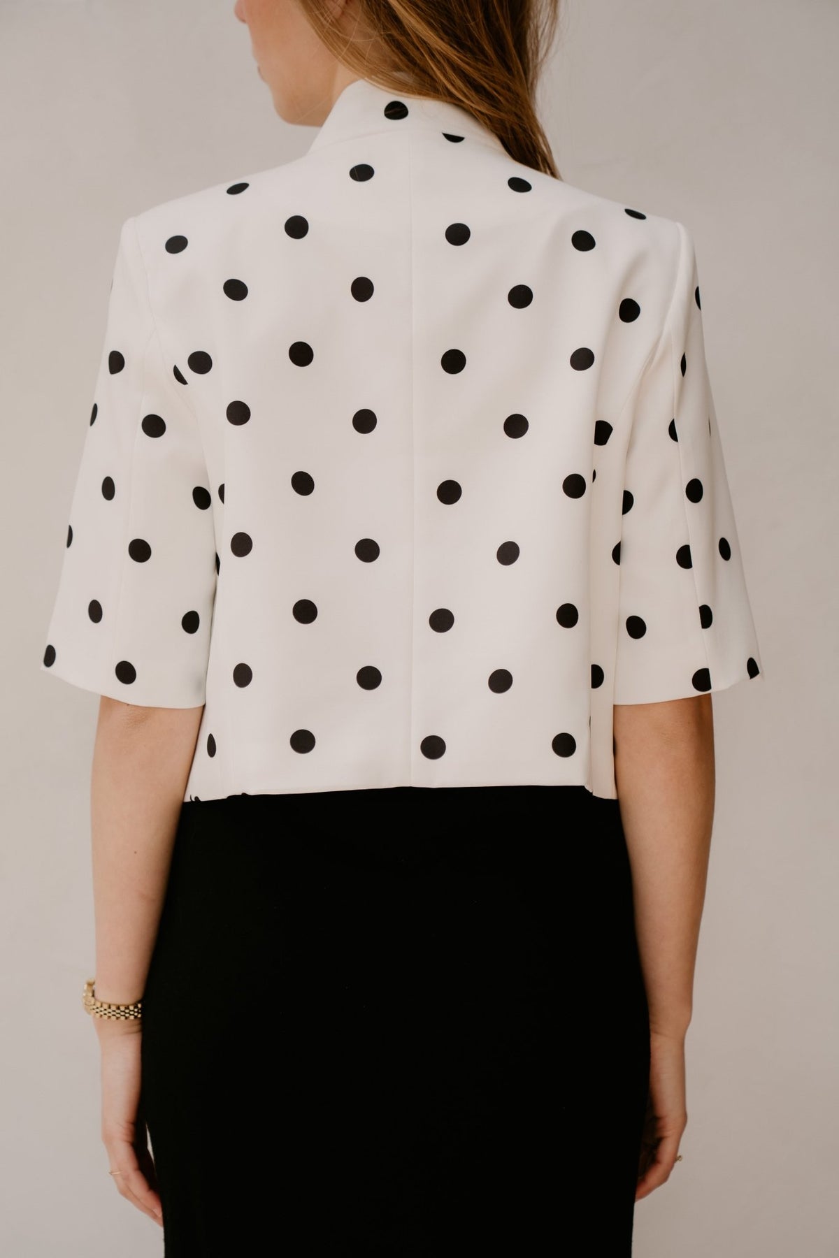 Polkadot Top Zwart - wit - Bij Keesje - Bij - Keesje - top