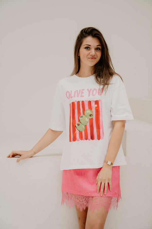 Polly kanten rokje roze - Bij Keesje - Bij Keesje - Rok