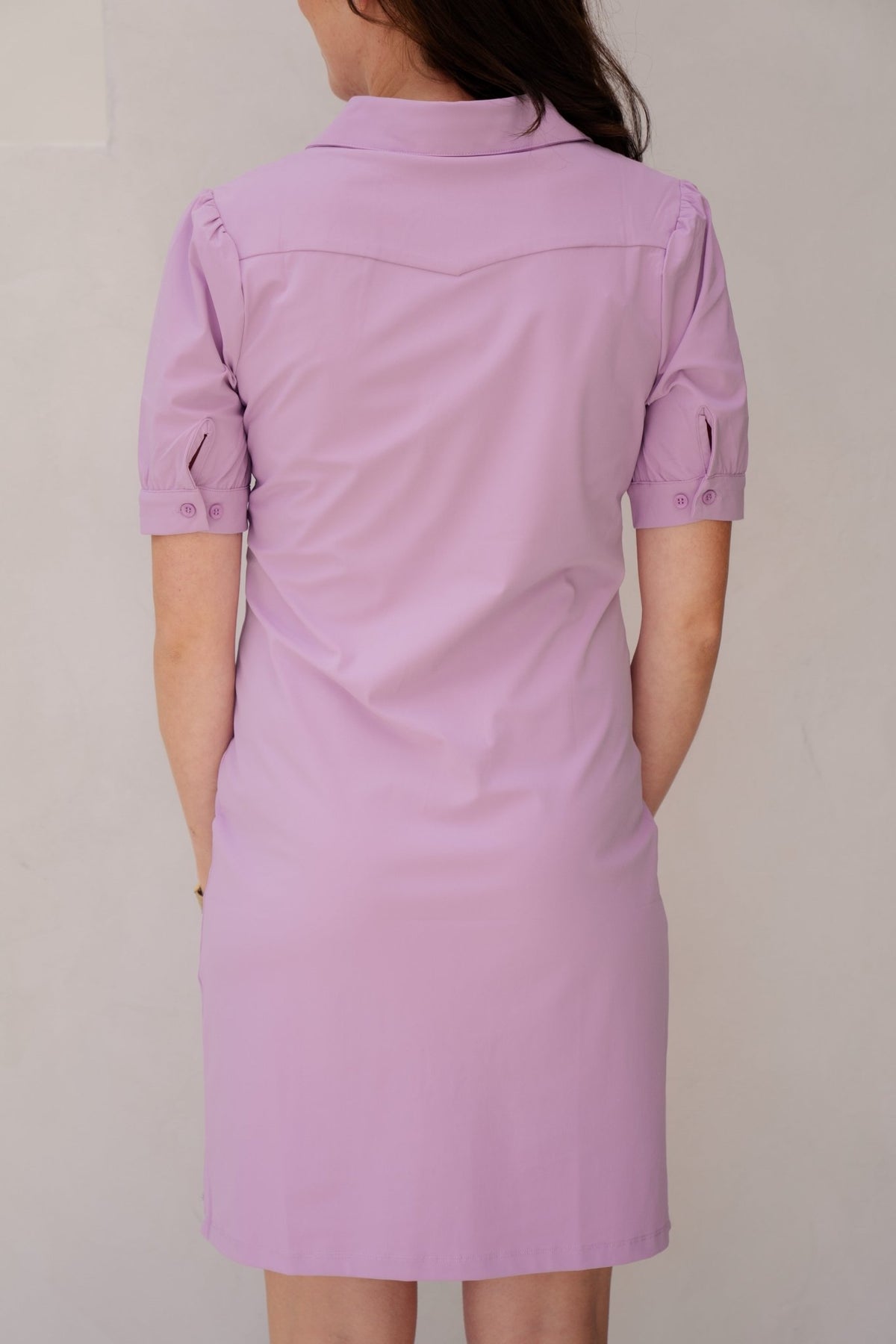 Polo Dress Milky Lilac - Bij Keesje - Bij Keesje - Jurk