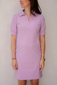 Polo Dress Milky Lilac - Bij Keesje - Bij Keesje - Jurk