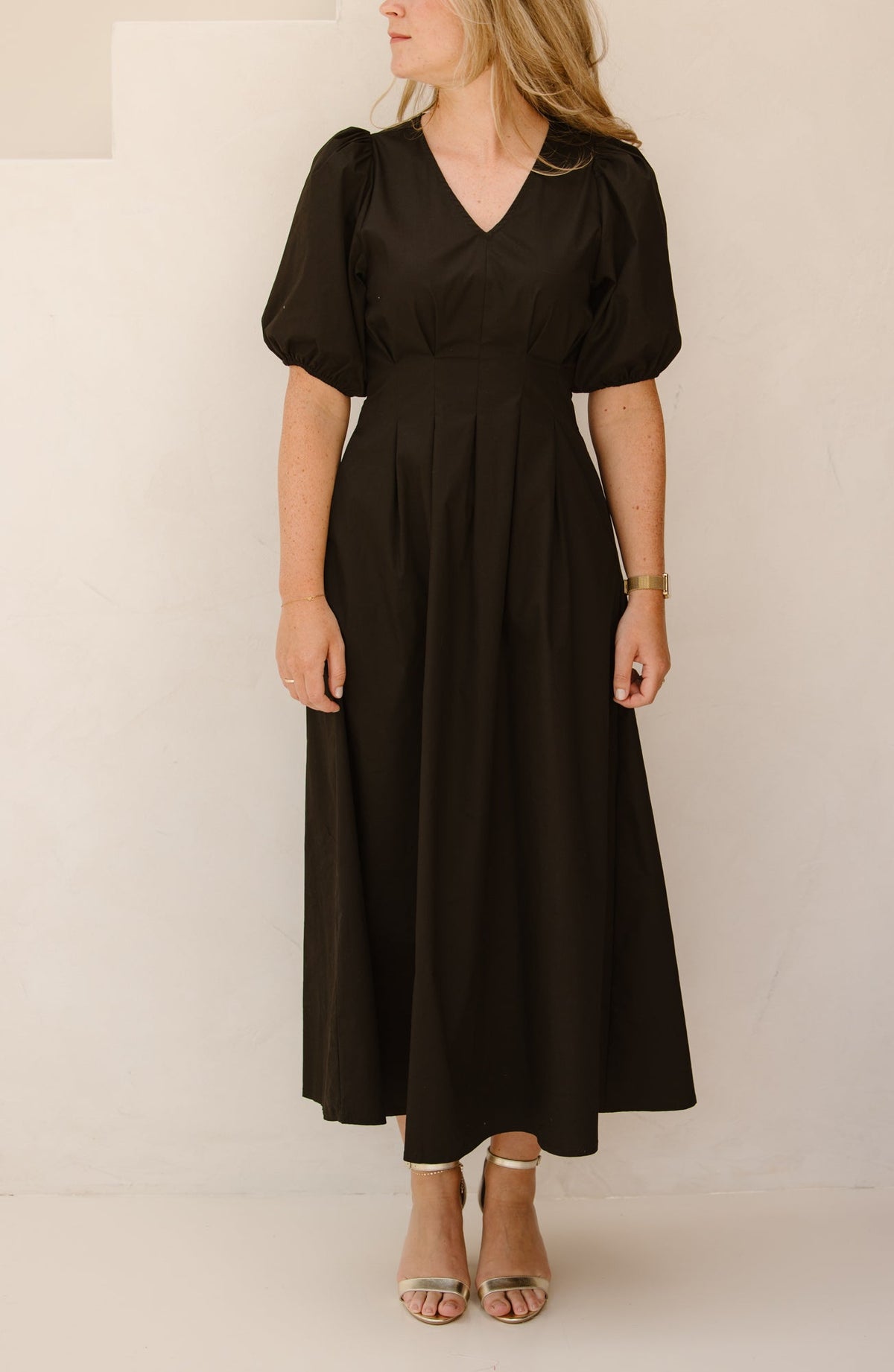 PoppyCC pleat dress black - Bij Keesje - Co'couture - Jurk
