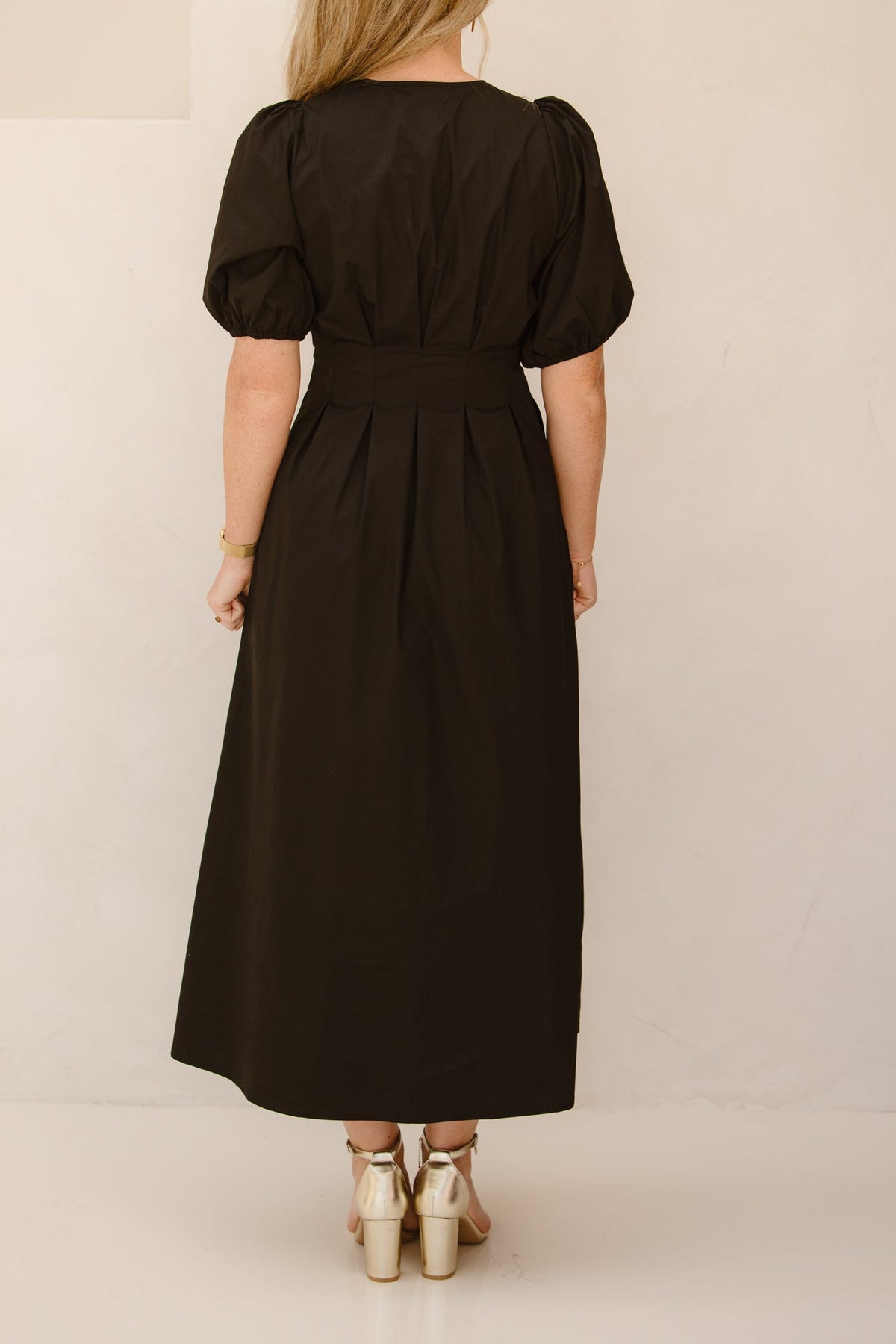 PoppyCC pleat dress black - Bij Keesje - Co'couture - Jurk