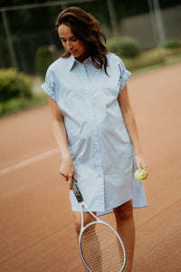 PoppyCC Shirtdress Pale Blue - Bij Keesje - Co'couture - Jurk