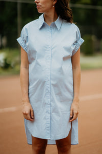 PoppyCC Shirtdress Pale Blue - Bij Keesje - Co'couture - Jurk