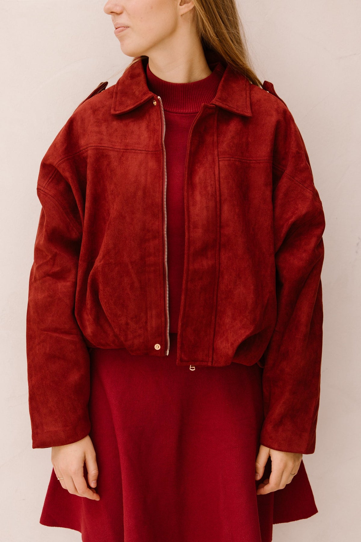 Quinn jacket red - Bij Keesje - Bij Keesje