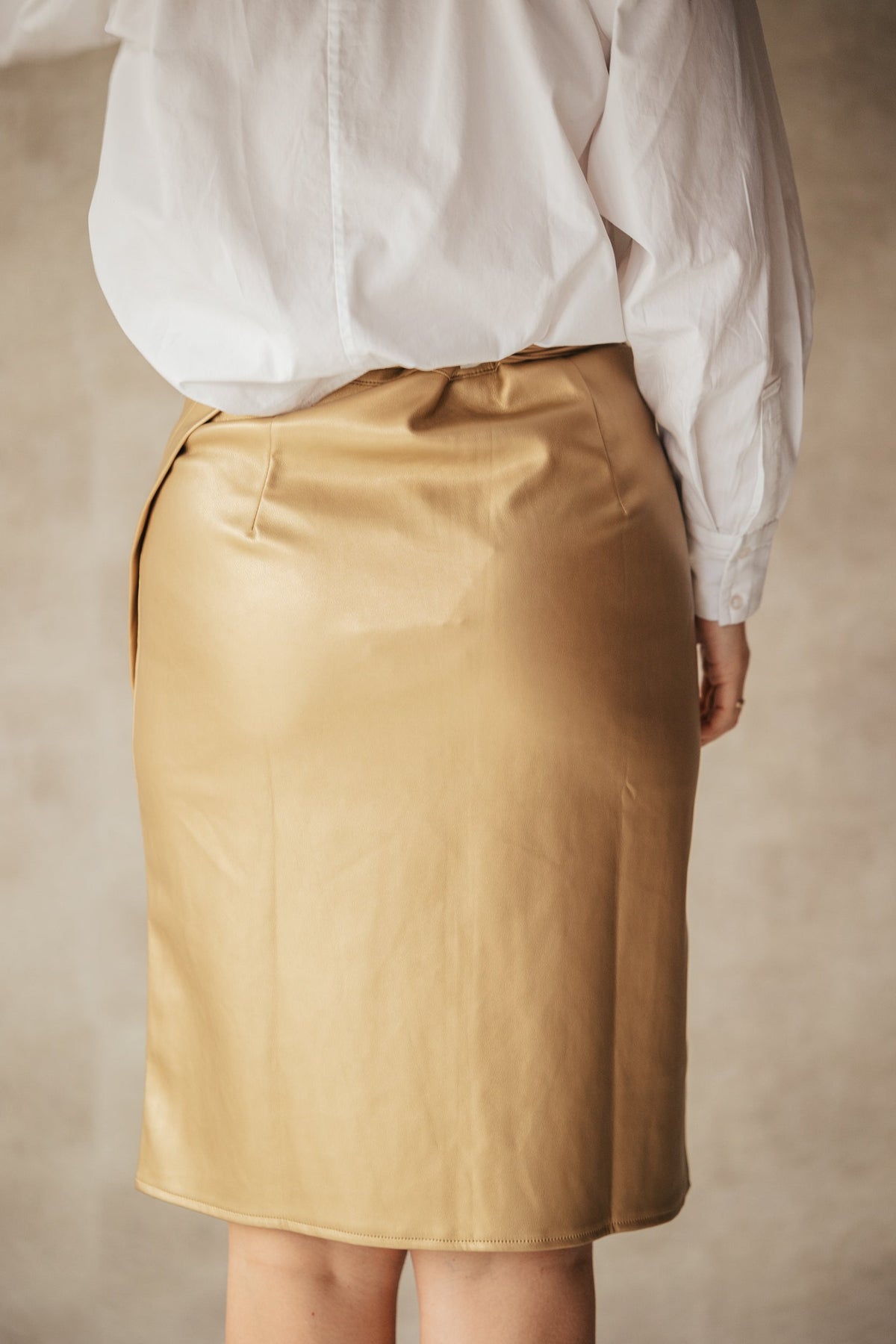 Quinn skirt gold - Bij Keesje