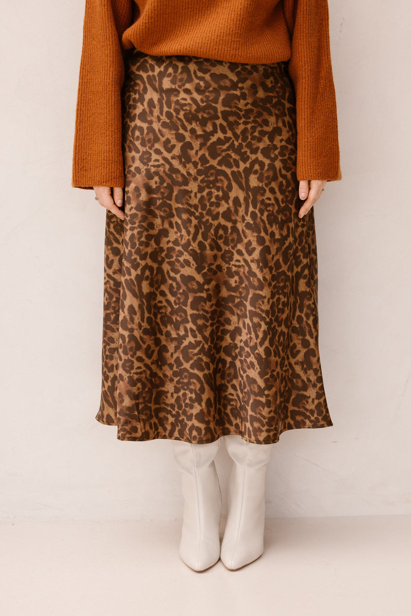 Quinty animal print skirt - Bij Keesje - Bij Keesje