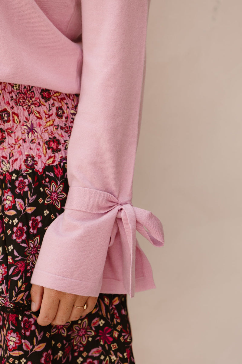 Quinty knit sweater lila - Bij Keesje - FLURESK