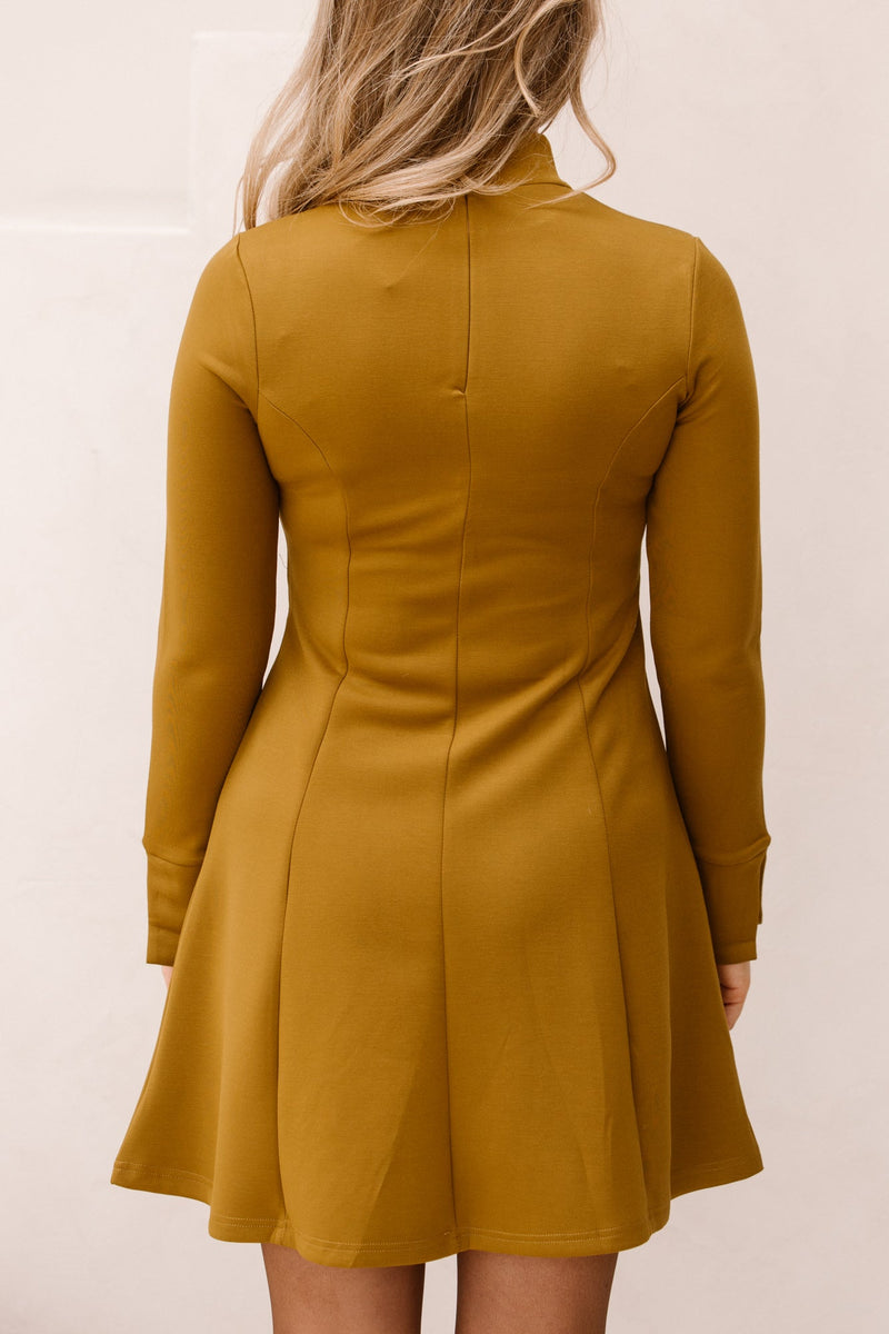 Qwen jurk lime - Bij Keesje - Bij Keesje