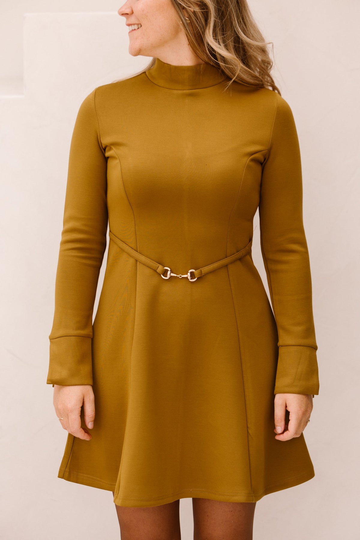 Qwen jurk lime - Bij Keesje - Bij Keesje