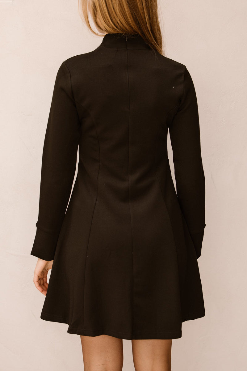 Qwen jurk zwart - Bij Keesje - Bij Keesje