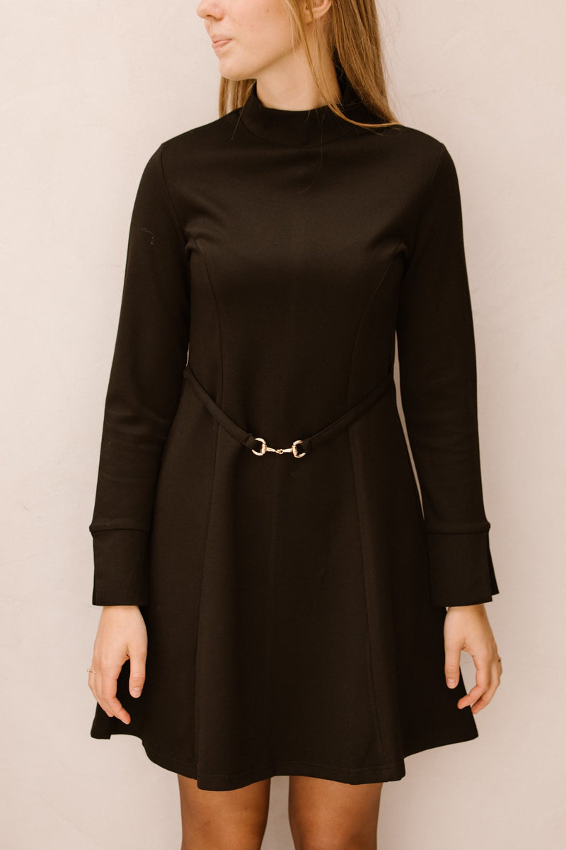 Qwen jurk zwart - Bij Keesje - Bij Keesje