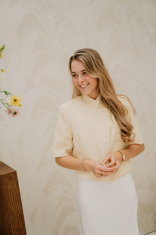 Raiza blazer yellow - Bij Keesje - Bij Keesje - Blazer