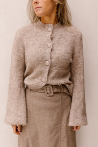 Ramera fluffy knit cardigan - Bij Keesje - Neo Noir - vest