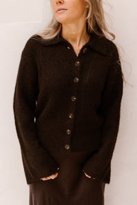 Ramera fluffy knit cardigan - Bij Keesje - Neo Noir - vest