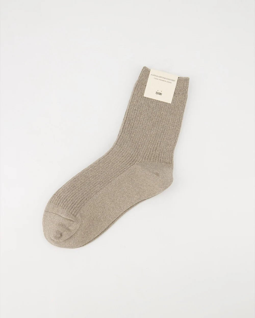 Regalo sokken glitter taupe - Bij Keesje - Bij Keesje