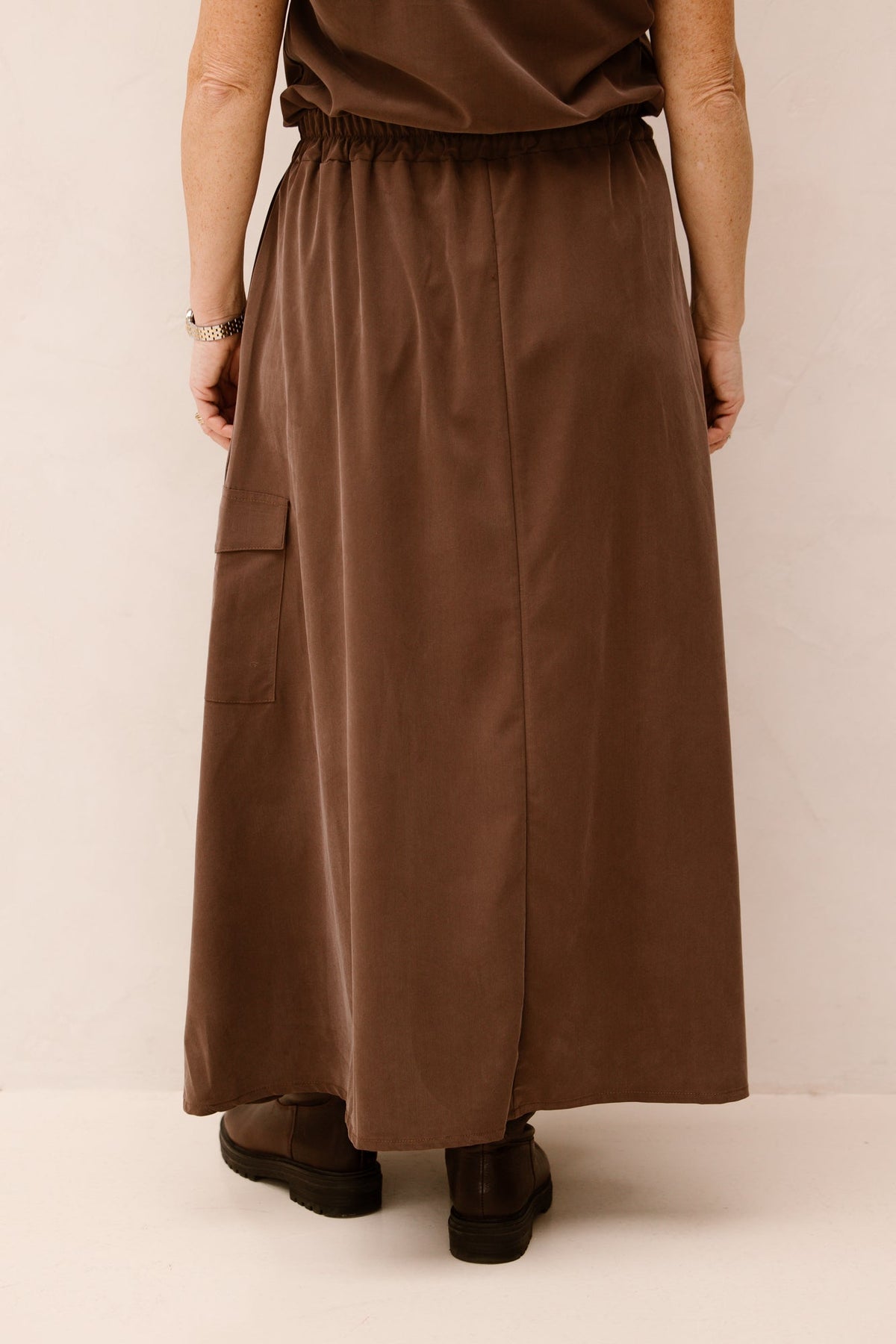 Renee Skirt Brown - Bij Keesje - Kimara - Rokken