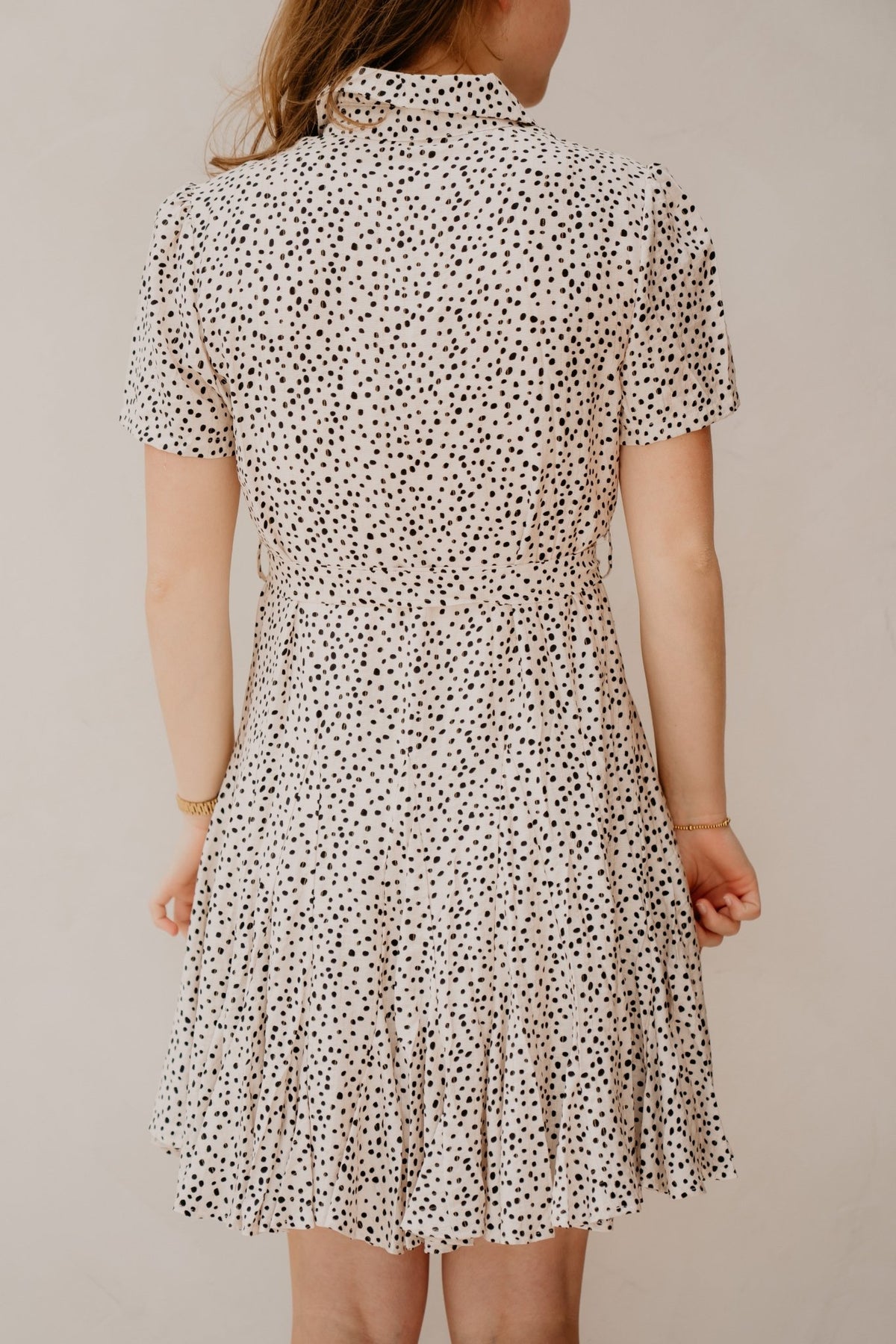 Rens dress white - black - Bij Keesje - Bij Keesje - Jurk