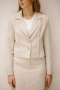 Renske blazer beige - Bij Keesje - Bij Keesje The Label