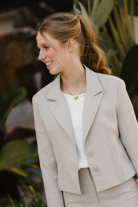 Renske blazer beige - Bij Keesje - Bij Keesje The Label